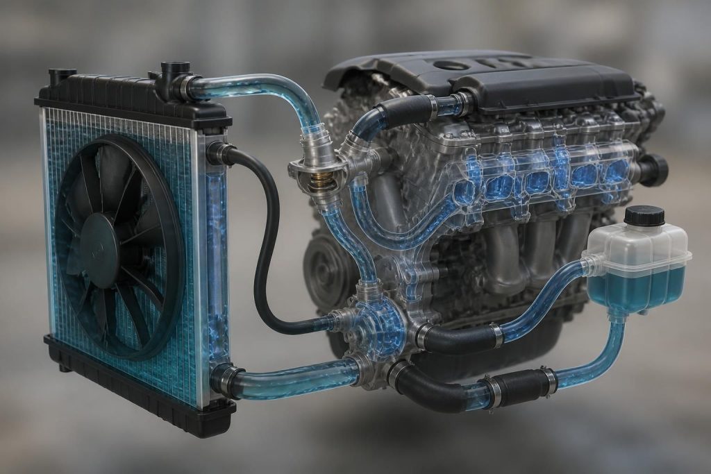 découvrez le schéma du circuit de refroidissement automobile et comprenez son fonctionnement essentiel pour maintenir la température optimale de votre moteur.